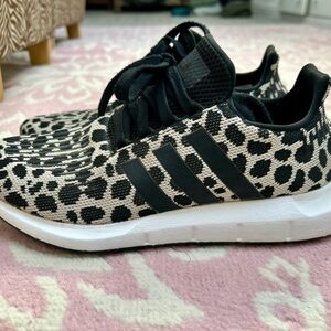 Adidas Leopard Patterned Sneakers. Like new.